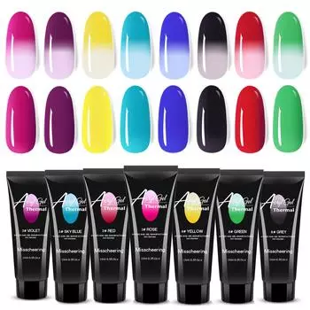 Nail Art Термостойкий Кристаллический Клей для Наращивания, Крем Для Быстрого Наращивания Ногтей, Твердый Кристаллический Клей Без Бумаги 15 Мл