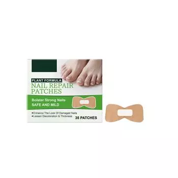 Nail Care Patch, Onychomycosis Care, Soft Nail Ingrown Nail, Nail Thickening Type, Bright Nail Care Patch. One Size белый