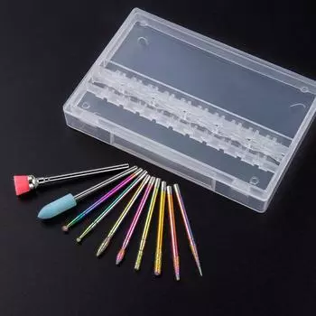 Nail Care Tools Exfoliating Polishing Kit Nail Drill Bits Set Nail Sanding Tool Nail Grinding Set разноцветный