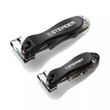 Nail Clippers for Toes and Fingers STEINDER Gift for Dad Convenient Grip 360 Degree For Elderly Thick Toenail Clippers Set Toenail Clippers Nail File