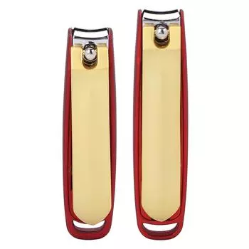 Nail Clippers Stainless Steel FlatEnd Fingernail Toenail Cutter with Nail File M