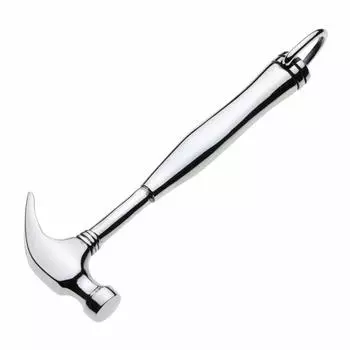 Nail Hammer Pendant 925 Silver p0697 [Cenote] [Silver Accessory]