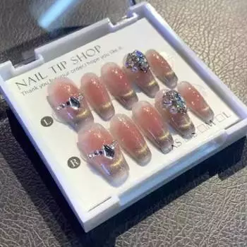 Nail Handmade Wear Fashion Casual Simple Exquisite Classic Nail Style Patch XS