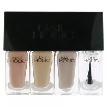 NAIL HOLIC Nail Holic Limited Collection 01 NUDE COLORS 1 set