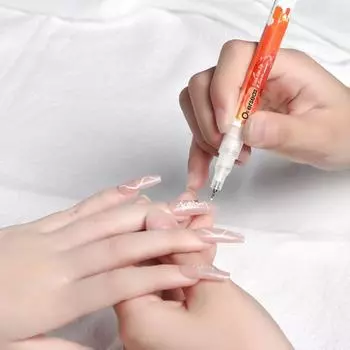 Ручка для рисования ногтей, быстросохнущая, водонепроницаемая, несколько цветов, дизайн ногтей, сделай сам, живопись, граффити белый