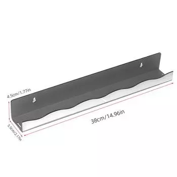 Nail Polish Display Rack Acrylic Gold Silver Storage Holder Nail Tools Wall Mount Lipstick Cosmetics Organizer серебряный