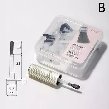 Nail Polish Replacement Brushes Gel Polish Replacement Brushes For Professional Salon Or Home Use Manicure Applicators Tools as the picture