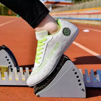 Nail shoes track and field sprint men s and women s professional long jump nail shoes sports students competition medium and long distance 35