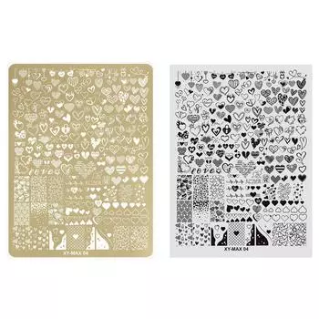 Nail Stamp Plate Nail Art Templates Lace Flower Nail Art Plates for DIY Nail Art Decorations Nails Art Stamping Plates 4