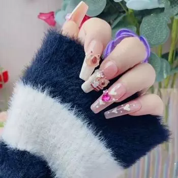 Nail Supplies Cartoon Fake Nails Animals Fake Nail Extension Capybara False Nails Students M