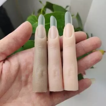 Nail Tip Nail Showing Stand Practice False Finger Model Fake Finger Model Fake Finger Display Tool light