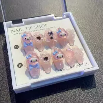 Nail Wear Handmade Fashion Casual Simple Exquisite Classic Nail Patch Style XS