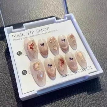 Nail Wear Handmade Fashion Casual Simple Exquisite Classic Nail Patch Style XS