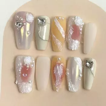 Nail Wear Handmade Fashion Casual Simple Exquisite Classic Nail Style Patch XS