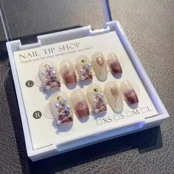 Nail Wear Handmade Fashion Casual Simple Exquisite Classic Nail Style Patch XS