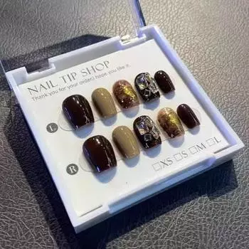 Nail Wear Handmade Fashion Casual Simple Exquisite Classic Nail Patch Style XS