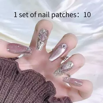 Nail Wear Handmade Fashion Casual Simple Exquisite Classic Nail Patch Style XS