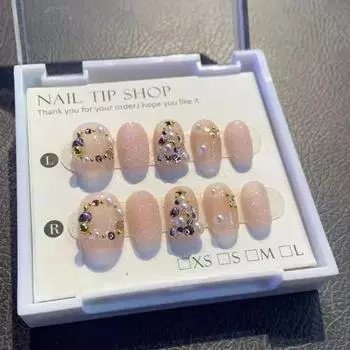 Nail Wear Handmade Fashion Casual Simple Exquisite Classic Nail Style Patch XS