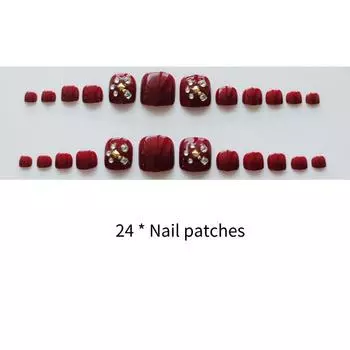 Nail Wearable Womens Toe Patch Beauty Detachable Durable Fashionable Advanced