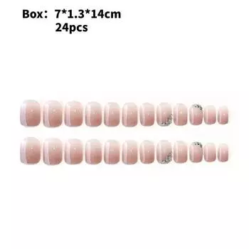 Nail Wearing Hand Nails Fashion Highgrade Pure Wind Rhinestone Nail Patch Style