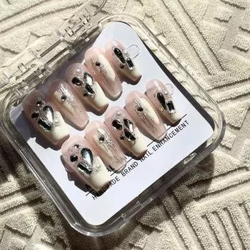 Nail Wearing Handmade Advanced Patch Whitening Removable Design Fashionable XS