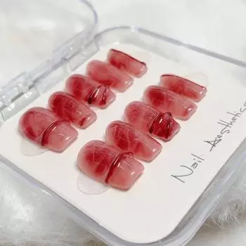 Nails Amber Phototherapy Spiral Three Dimensional Detachable Nail Patch Art XS