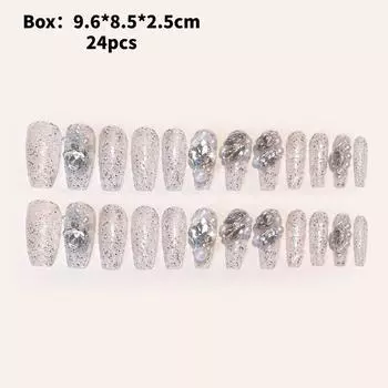 Nails Nail Wear Fashion Simple Advanced Pure Wind Rhinestone Nail Style Patch