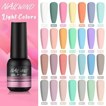 Nailwind долговечный матовый гель-лак для ногтей 8 мл лак для ногтей Soak Off УФ-гель-лак гель-лак для дизайна ногтей