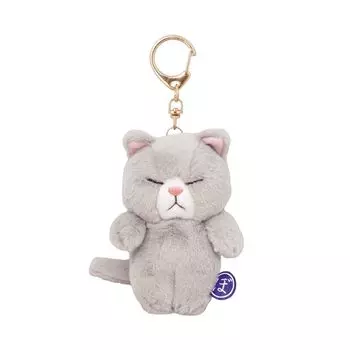 Naito Design Institute Cat Mascot Mouse Plush Toy Total Length Approximately 13.5cm