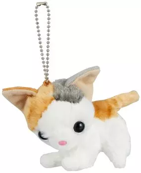Naito Design Institute Isshogaai Chokonto Mascot Mike Cat плюшевая игрушка общая длина приблизительная. 8 см