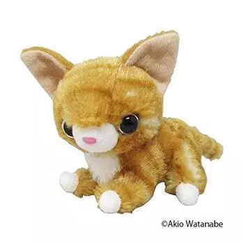 Naito Design Institute Let s be together Little mascot, tiger cat stuffed toy, total length approx. 8cm