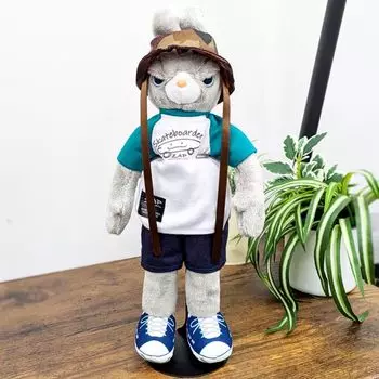 Naito Design Institute ZAP ANIMALS Plush Small 46375 Toy, Rabbit,