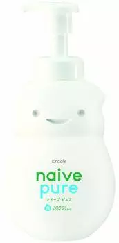 Naive Pure Foaming Body Soap Pump 550ml Мыло для тела Мыло для мытья тела Мыло для младенцев Детское детское мыло без добавок