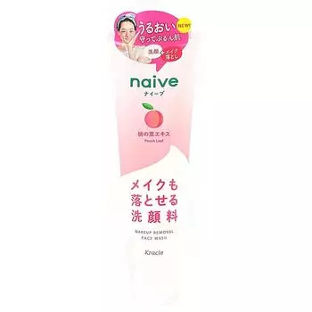 Naive средство для снятия макияжа с лица персиковый лист 200 г x 8 шт [Оптовая закупка] (содержит экстракт)