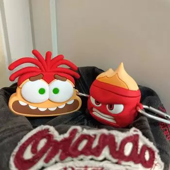 Наизнанку 3D мультяшная игрушка противоударный защитный силиконовый чехол для наушников Airpods Pro 2 чехол для девочек Kis Boys Funda for airpods 1 2