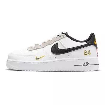 Найк Кен Гриффи младший. x Air Force 1 Low GS Jr.. и старший. Детские кроссовки Белый Университетский-Синий Металлик-Золотой DJ5195-100 35.5