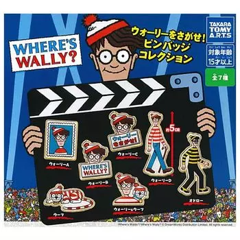 Найти коллекцию значков из 7 видов игрушек Gacha Gacha Capsule Wally! [Набор (Полный Полный)]