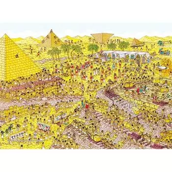 Найти Wally Pyramid Mystery Jigsaw Puzzle AL5307, корейские популярные головоломки