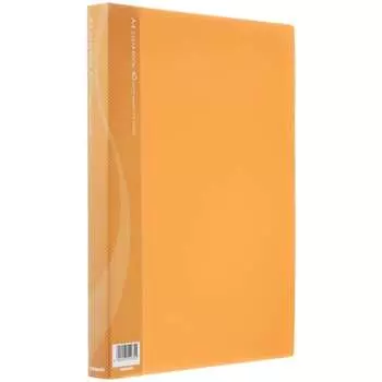 Nakabayashi A4 Clear Book Clear File 40 Pockets Yellow CB1033Y-N