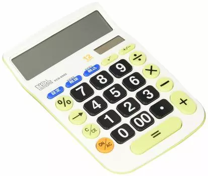 Nakabayashi Calculator 12 Digit Large Key M with Tax Calculation Function ECD-8502G