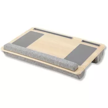 Nakabayashi, Digio2 Laptop/Tablet Knee Table Natural Wood Grain Z8914