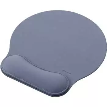 Nakabayashi Digio2 Mouse Pad with Wrist Rest PU Leather Blue Gray