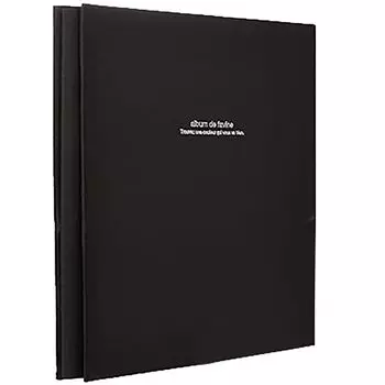 Nakabayashi File Fuel Album Defabine L Size Black Capacity [Large Type]