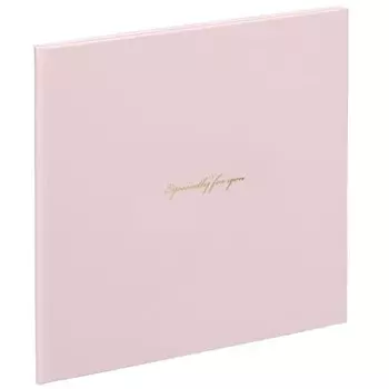 Nakabayashi File V-cut matte photo mount 2L size 2 sides Square type Pink VM2L-301-P