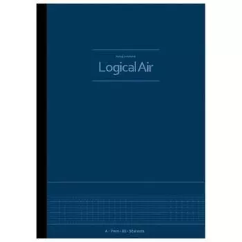 Nakabayashi Logical Air Lightweight Notebook A4 Dark Blue A-lined No-A405A-DB