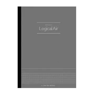 Nakabayashi Logical Air Lightweight Notebook A5 Black A-lined No-A512A-D