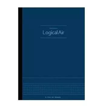 Nakabayashi Logical Air Lightweight Notebook A5 Dark Blue A-lined No-A512A-DB
