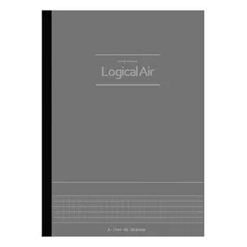 Nakabayashi Logical Air Lightweight Notebook B5 Black A-lined No-B552A-D