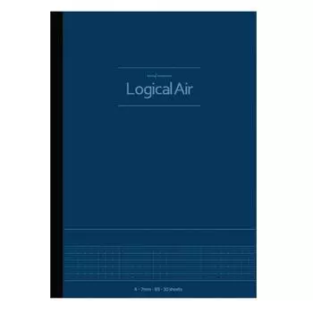Nakabayashi Logical Air Lightweight Notebook B5 Dark Blue A-lined No-B552A-DB