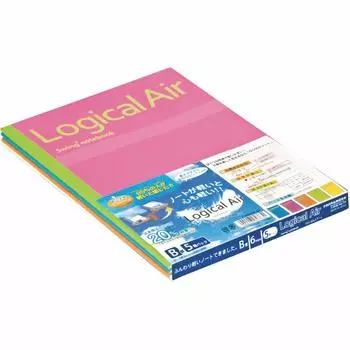 Nakabayashi Logical Air Lightweight Notebook B5 Pack B-ruled 5-Book No-B546B-5P